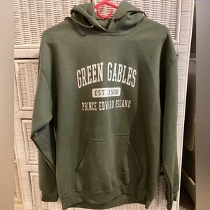 Gildan Forest Green Hoodie - Green Gables, Prince Edward Island